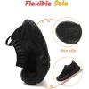 imageJOINFREE Toddler Boys Girls Sneaker Slip On Shoes Kids Lightweight Breathable Walking ShoesBlack Pure