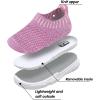 imageJOINFREE Toddler Boys Girls Sneaker Slip On Shoes Kids Lightweight Breathable Walking ShoesCamo Darkpurple
