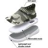 imageJOINFREE Toddler Boys Girls Sneaker Slip On Shoes Kids Lightweight Breathable Walking ShoesCamo Green