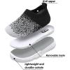 imageJOINFREE Toddler Boys Girls Sneaker Slip On Shoes Kids Lightweight Breathable Walking ShoesCamo Whiteblack