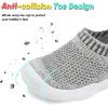 imageJOINFREE Toddler Boys Girls Sneaker Slip On Shoes Kids Lightweight Breathable Walking ShoesHslightgrey