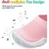 imageJOINFREE Toddler Boys Girls Sneaker Slip On Shoes Kids Lightweight Breathable Walking ShoesPink