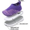 imageJOINFREE Toddler Boys Girls Sneaker Slip On Shoes Kids Lightweight Breathable Walking ShoesPink Blue