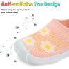 imageJOINFREE Toddler Boys Girls Sneaker Slip On Shoes Kids Lightweight Breathable Walking ShoesPinkflower