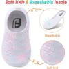 imageJOINFREE Toddler Boys Girls Sneaker Slip On Shoes Kids Lightweight Breathable Walking ShoesPjwhitepink