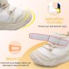 imageJOINFREE Toddler Boys Girls Winter Boots Kids Outdoor Warm Booties NonSlip Walking Shoes Ankle Boots Lightweight House Indoor SlippersBeige