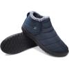 imageJOINFREE Winter Snow Boots for Women Men AntiSkid House Shoes Ankle Boots Indoor OutdoorBlue