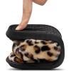 imageJOINFREE Womens Bedroom Slippers Comfort Four Season Classy Indoor Spa Slide ShoesABare Leopard