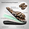 imageJOINFREE Womens Bedroom Slippers Comfort Four Season Classy Indoor Spa Slide ShoesABare Leopard