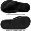 imageJOINFREE Womens Bedroom Slippers Comfort Four Season Classy Indoor Spa Slide ShoesABlack