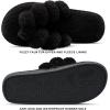 imageJOINFREE Womens Bedroom Slippers Comfort Four Season Classy Indoor Spa Slide ShoesABlack Round