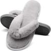 imageJOINFREE Womens Bedroom Slippers Comfort Four Season Classy Indoor Spa Slide ShoesADark Gray