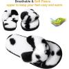 imageJOINFREE Womens Bedroom Slippers Comfort Four Season Classy Indoor Spa Slide ShoesADot White