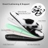 imageJOINFREE Womens Bedroom Slippers Comfort Four Season Classy Indoor Spa Slide ShoesADot White