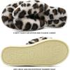 imageJOINFREE Womens Bedroom Slippers Comfort Four Season Classy Indoor Spa Slide ShoesALeopard White