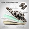 imageJOINFREE Womens Bedroom Slippers Comfort Four Season Classy Indoor Spa Slide ShoesALeopard White