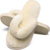 imageJOINFREE Womens Bedroom Slippers Comfort Four Season Classy Indoor Spa Slide ShoesALight Cream