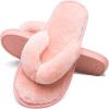 imageJOINFREE Womens Bedroom Slippers Comfort Four Season Classy Indoor Spa Slide ShoesALight Pink