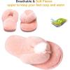 imageJOINFREE Womens Bedroom Slippers Comfort Four Season Classy Indoor Spa Slide ShoesALight Pink