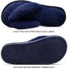 imageJOINFREE Womens Bedroom Slippers Comfort Four Season Classy Indoor Spa Slide ShoesANavy Blue