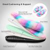 imageJOINFREE Womens Bedroom Slippers Comfort Four Season Classy Indoor Spa Slide ShoesAPurple Blue