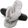 imageJOINFREE Womens Bedroom Slippers Comfort Four Season Classy Indoor Spa Slide ShoesATip Coffee