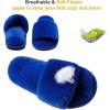 imageJOINFREE Womens Bedroom Slippers Comfort Four Season Classy Indoor Spa Slide ShoesBRoyalblue