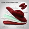 imageJOINFREE Womens Bedroom Slippers Comfort Four Season Classy Indoor Spa Slide ShoesBWine Red