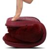 imageJOINFREE Womens Bedroom Slippers Comfort Four Season Classy Indoor Spa Slide ShoesBWine Red