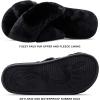 imageJOINFREE Womens Bedroom Slippers Comfort Four Season Classy Indoor Spa Slide ShoesCBlack