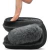 imageJOINFREE Womens Bedroom Slippers Comfort Four Season Classy Indoor Spa Slide ShoesDark Grey