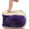 imageJOINFREE Womens Bedroom Slippers Comfort Four Season Classy Indoor Spa Slide ShoesDarkpurple
