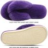imageJOINFREE Womens Bedroom Slippers Comfort Four Season Classy Indoor Spa Slide ShoesDarkpurple