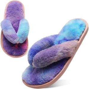 imageJOINFREE Womens Bedroom Slippers Comfort Four Season Classy Indoor Spa Slide ShoesAColorful