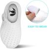 imageJOINFREE Baby Toddler Water Shoes Boys Girls Sandals Barefoot Kids Breathable Sneakers Shoes for Walking RunningBare White
