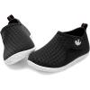 imageJOINFREE Baby Toddler Water Shoes Boys Girls Sandals Barefoot Kids Breathable Sneakers Shoes for Walking RunningBlack