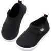 imageJOINFREE Baby Toddler Water Shoes Boys Girls Sandals Barefoot Kids Breathable Sneakers Shoes for Walking RunningBlack