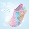 imageJOINFREE Baby Toddler Water Shoes Boys Girls Sandals Barefoot Kids Breathable Sneakers Shoes for Walking RunningBlue Pink Scale
