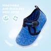 imageJOINFREE Baby Toddler Water Shoes Boys Girls Sandals Barefoot Kids Breathable Sneakers Shoes for Walking RunningBlue Shark