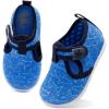 imageJOINFREE Baby Toddler Water Shoes Boys Girls Sandals Barefoot Kids Breathable Sneakers Shoes for Walking RunningBlue Shark