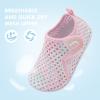 imageJOINFREE Baby Toddler Water Shoes Boys Girls Sandals Barefoot Kids Breathable Sneakers Shoes for Walking RunningColor Whitepink