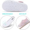 imageJOINFREE Baby Toddler Water Shoes Boys Girls Sandals Barefoot Kids Breathable Sneakers Shoes for Walking RunningColor Whitepink