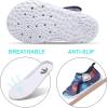 imageJOINFREE Baby Toddler Water Shoes Boys Girls Sandals Barefoot Kids Breathable Sneakers Shoes for Walking RunningDark Dinosaur
