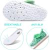 imageJOINFREE Baby Toddler Water Shoes Boys Girls Sandals Barefoot Kids Breathable Sneakers Shoes for Walking RunningGreen Dinosaur