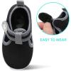 imageJOINFREE Baby Toddler Water Shoes Boys Girls Sandals Barefoot Kids Breathable Sneakers Shoes for Walking RunningGrey Black