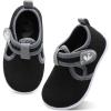 imageJOINFREE Baby Toddler Water Shoes Boys Girls Sandals Barefoot Kids Breathable Sneakers Shoes for Walking RunningGrey Black