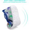 imageJOINFREE Baby Toddler Water Shoes Boys Girls Sandals Barefoot Kids Breathable Sneakers Shoes for Walking RunningGrey Dinosaur