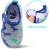 imageJOINFREE Baby Toddler Water Shoes Boys Girls Sandals Barefoot Kids Breathable Sneakers Shoes for Walking RunningGrey Dinosaur