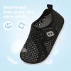 imageJOINFREE Baby Toddler Water Shoes Boys Girls Sandals Barefoot Kids Breathable Sneakers Shoes for Walking RunningMesh Blackgrey