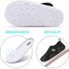 imageJOINFREE Baby Toddler Water Shoes Boys Girls Sandals Barefoot Kids Breathable Sneakers Shoes for Walking RunningMesh Blackgrey